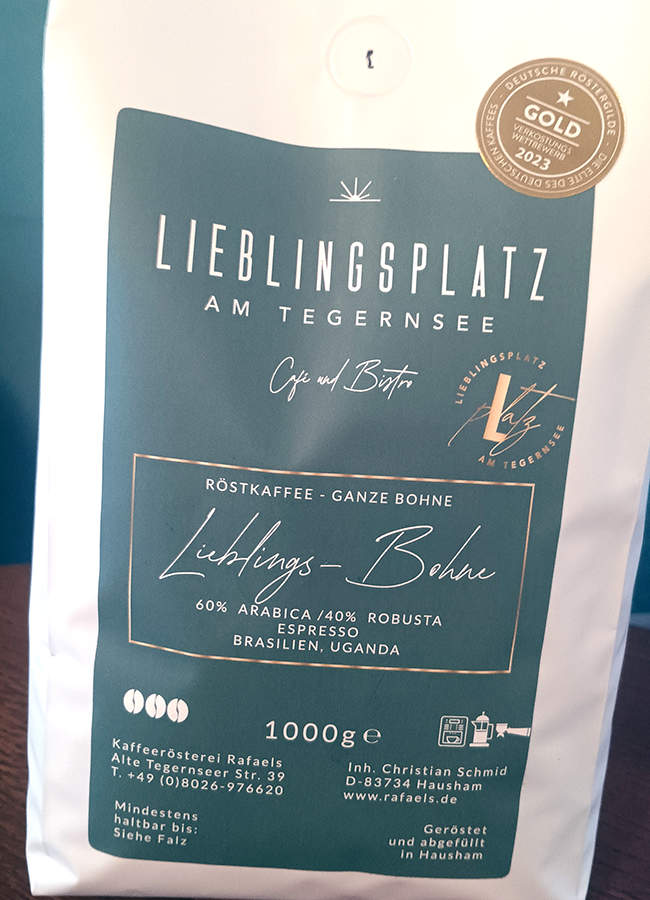 Lieblings-Bohne – Ganze Bohne, 1000 g