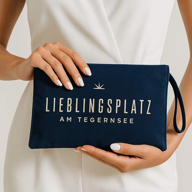 Samttasche Logo Lieblingsplatz