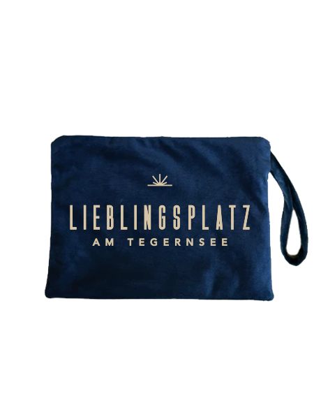 Samttasche Logo Lieblingsplatz