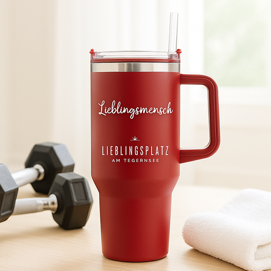 1,2 L Cup mit Griff - LIEBLINGSMENSCH